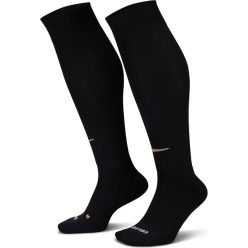   Nike Classic II Knee-High sportzokni – fekete / arany, L méret, unisex