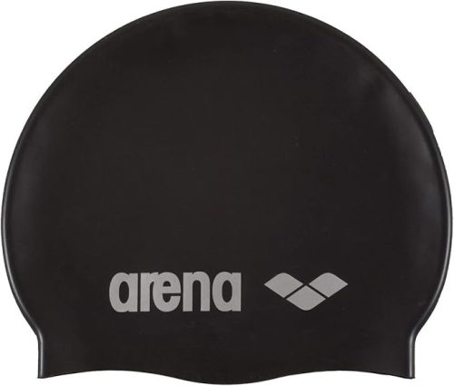 Arena Classic Silicone úszósapka – fekete / ezüst, unisex, egy méret,