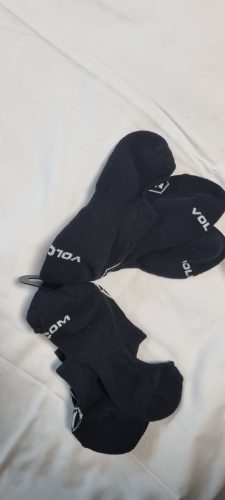 VOLCOM STONES NSHW SOCK 3PACK - Fekete Sportzokni 38-42 méret