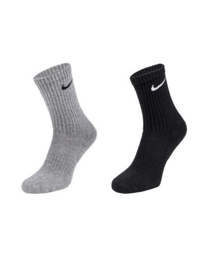 Nike férfi Everyday Cushioned zokni  2 pár– fekete, szürke M EU méret