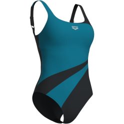   Arena Liliana Back női fürdőruha, alakformáló, szürke–zöld, több méret