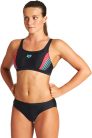 Arena W Threefold női kétrészes bikini – fekete / Anguria, EU 38, méret