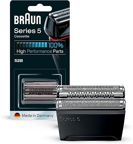 Braun Series 5 elektromos borotvafej csere 52B, fekete
