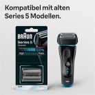 Braun Series 5 elektromos borotvafej csere 52B, fekete