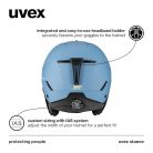 uvex Stance Heavy Duty sísisak (S/M) 54–58 cm méretben