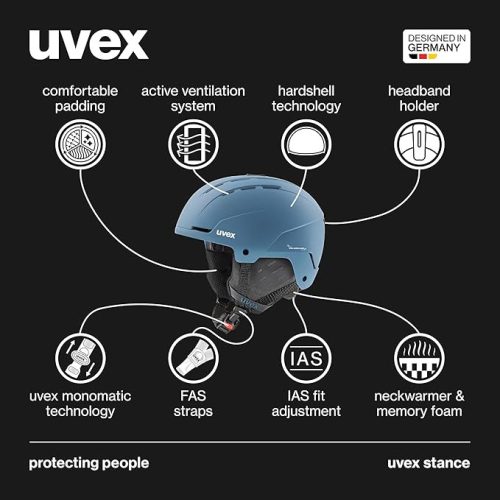 uvex Stance Heavy Duty sísisak (S/M) 54–58 cm méretben