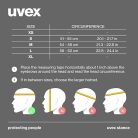 uvex Stance Heavy Duty sísisak (S/M) 54–58 cm méretben