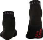 FALKE TE2 Short W női tenisz zokni – egy pár, fekete (Black 3000), méret 39–40 EU  méret