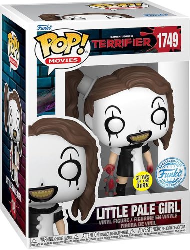 Funko Pop! Movies: Terrifier – Little Pale Girl gyűjtői figura (Glow‑in‑the‑Dark)