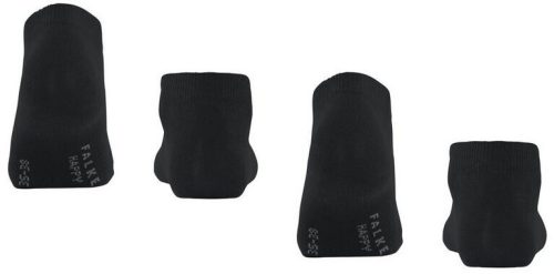 FALKE női bokazokni – pamut,(2 pár) fekete, 35–38 méret