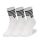 New Era Stripe Crew zokni – fehér, 43–46 méret