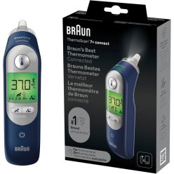 Braun ThermoScan® 7+ Connect IRT6575NWE  fülhőmérő-kék