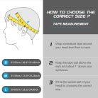 Odoland felnőtt sísisak napellenzővel, könnyű versenysisak , snowboard sisak,Fehér, S-es(52-55 cm) méret