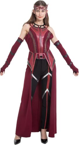 Wanda Maximoff teljes jelmez szett, maszkkal, köpennyel és nadrággal, XXL méret