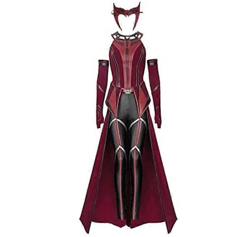 Wanda Maximoff teljes jelmez szett, maszkkal, köpennyel és nadrággal, XXL méret