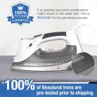  Beautural  gőzölős vasaló 2400 watt,  kerámia talp, 340 ml-es tartály, 9 gőzbeállítás, LCD kijelző