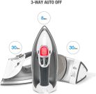  Beautural  gőzölős vasaló 2400 watt,  kerámia talp, 340 ml-es tartály, 9 gőzbeállítás, LCD kijelző