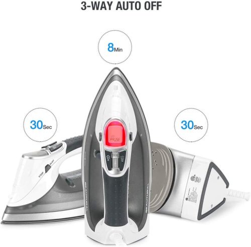  Beautural  gőzölős vasaló 2400 watt,  kerámia talp, 340 ml-es tartály, 9 gőzbeállítás, LCD kijelző