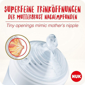 NUK Nature Sense 260ml cumisüveg zöld