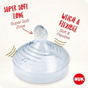 NUK Nature Sense 260ml cumisüveg zöld