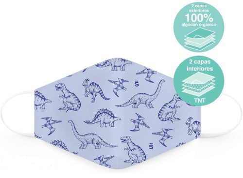 SUAVINEX újrafelhasználható higiénikus gyermekmaszkok 6-10 éves korig