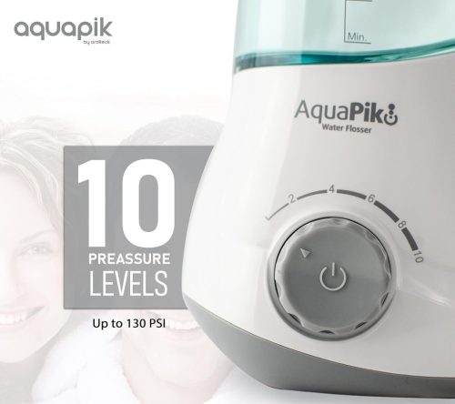 Aquapik 100 - Professzionális fog- és orröblítő 7 multifunkcionális fúvókával