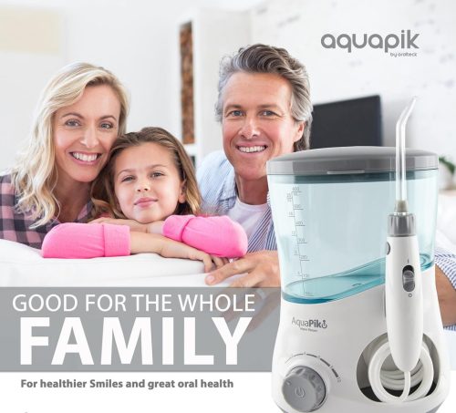 Aquapik 100 - Professzionális fog- és orröblítő 7 multifunkcionális fúvókával