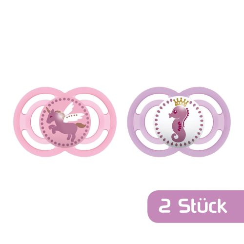 MAM Perfect Dummy 2db SkinSoft szilikon cumi , 6-16 hónapos  egyszarvú / csikóhal