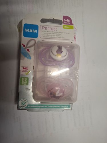 MAM Perfect Dummy 2db SkinSoft szilikon cumi , 6-16 hónapos  egyszarvú / csikóhal