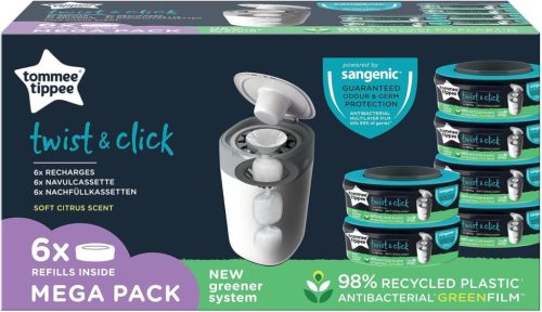 Tommee Tippee Twist and Click Utántöltő, 6 db