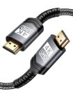 JSAUX 4K HDMI 2.0 Kábel 4K, 60Hz, Szürke, 4,5 m