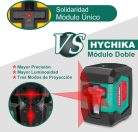 HYCHIKA keresztlézeres  vízszintező , 15 m, kézi/automatikus , IP54, 360°-ban forgó mágneses alap, szintező eszköz