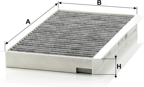 MANN-FILTER CUK 3139-2 Szűrő, utastér levegő(BMW)
