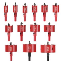   Flintronic bimetál lyukfűrész készlet , 13 db-os  Ø18-75 mm-es 