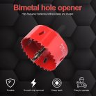 Flintronic bimetál lyukfűrész készlet , 13 db-os  Ø18-75 mm-es 