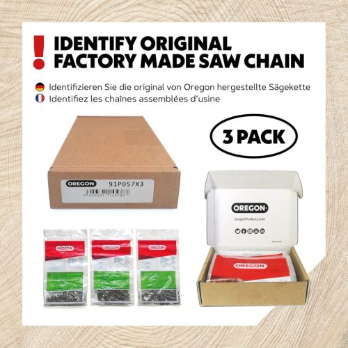 Oregon 3 Pack 3/8" LP láncfűrészlánc 40 cm-es vezetőhőz 