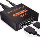 HDMI Splitter 1 in 2 Out 4K 3D 1080P HDMI Elosztó Adapter 1-2 Way Box Hub kábel 