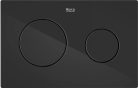 Roca PL10 DUAL (ONE) nyomólap Wc-hez , matt fekete