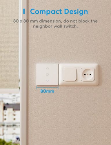 Meross  intelligens WiFi LED redőnykapcsoló