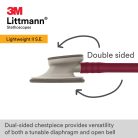 3M™ Littmann® könnyűsúlyú II S.E fonendoszkóp, Borvörös 71cm, 2451