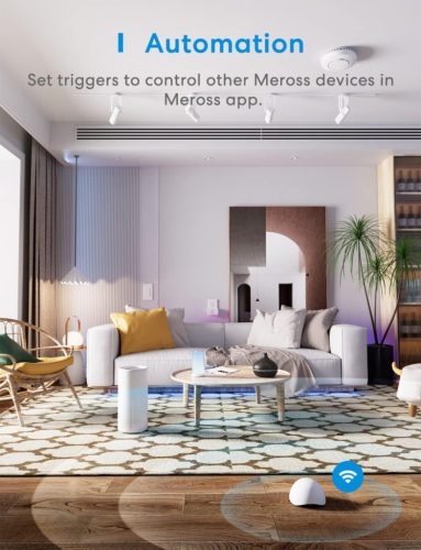 Meross intelligens vízérzékelő, WiFi vízszivárgás érzékelő
