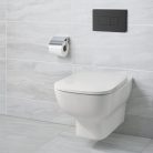 Ideal standard R0110A6 Solea WC-öblítőlap, fekete