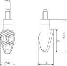Puig 4491N csúcs irányjelzők, fekete