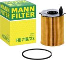 MANN-FILTER HU 716/2 - olajszűrő készlet