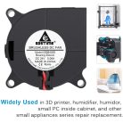 GDSTIME 2 db 40 mm-es 4020 ventilátor 24 V, 40x40x20 mm-es kis kefe nélküli egyenáramú turbóhűtő ventilátorok 2 tűs 3D nyomtatóhoz