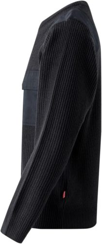 VELILLA 100; Vastag kötött pulóver; sötétkék szín; Méret: 2XL