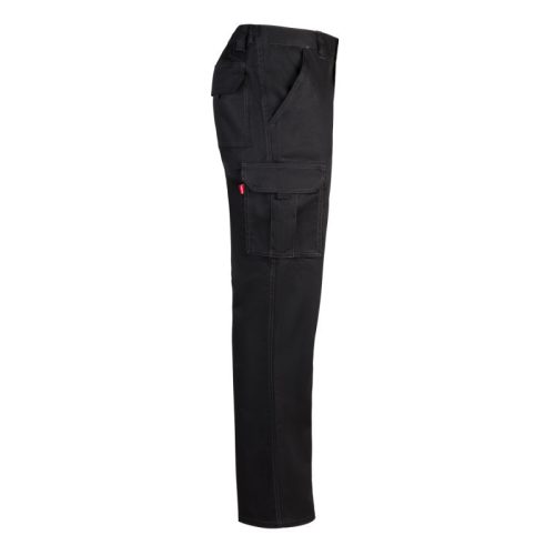 VELILLA 103001 vékony szabású, több zsebes nadrág,fekete(M/40-es)