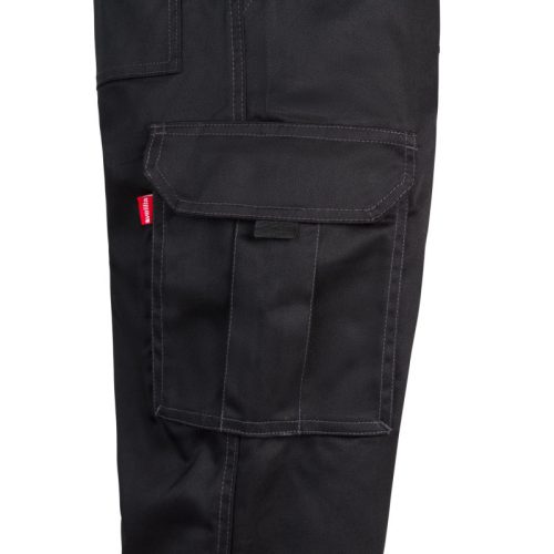 VELILLA 103001 vékony szabású, több zsebes nadrág,fekete(M/40-es)