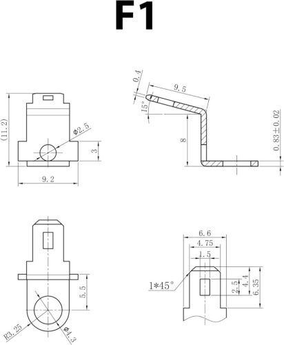 TECNID Újratölthető ólom akkumulátor 23724 12 V, 2,2 Ah. Ideális UPS-hez