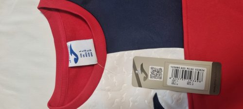 JOMA CREW V SWEATSHIRT pulóver / edzőfelső piros sötétkék fehér L méret